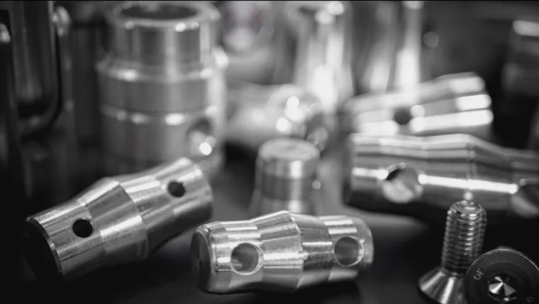 CNC turned precision steel components